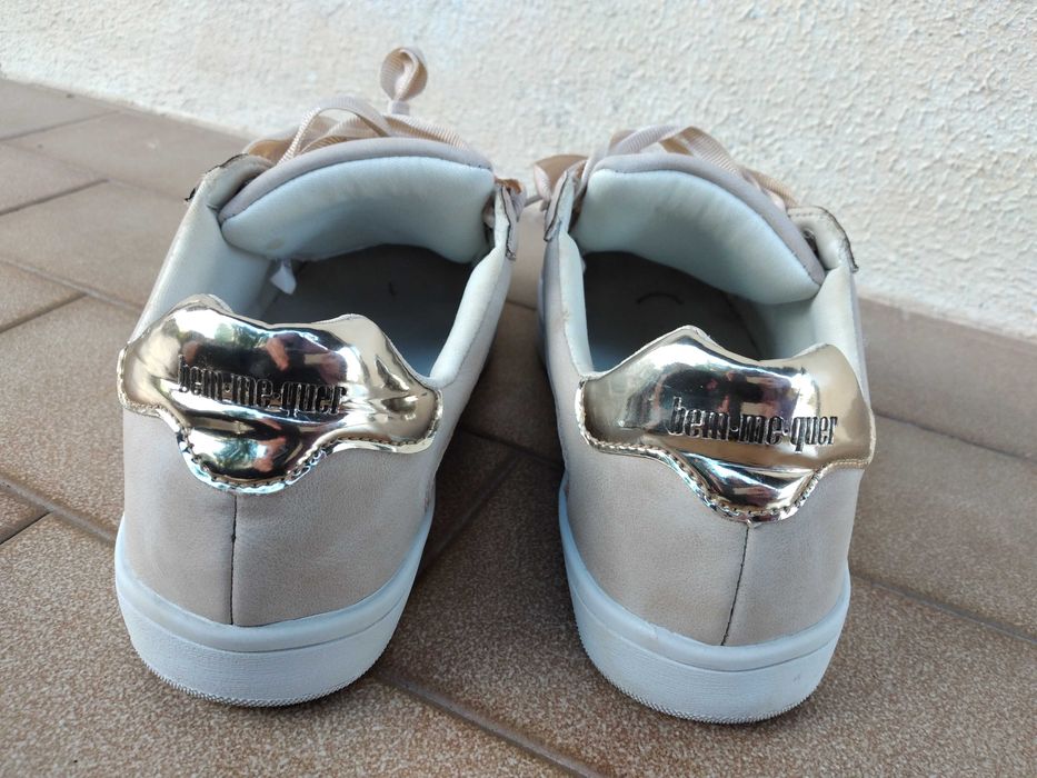 Sapatilhas rosa-nude, tamanho 37