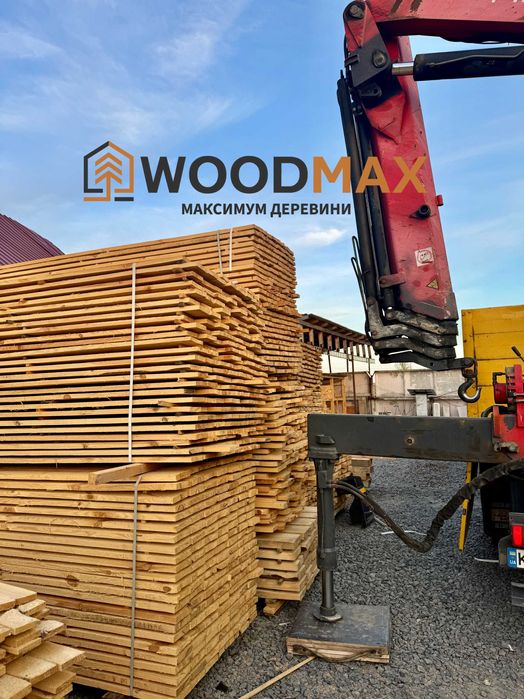 Пиломатеріали, брус, рейка, обрізна дошка 30х200х4 з доставкою