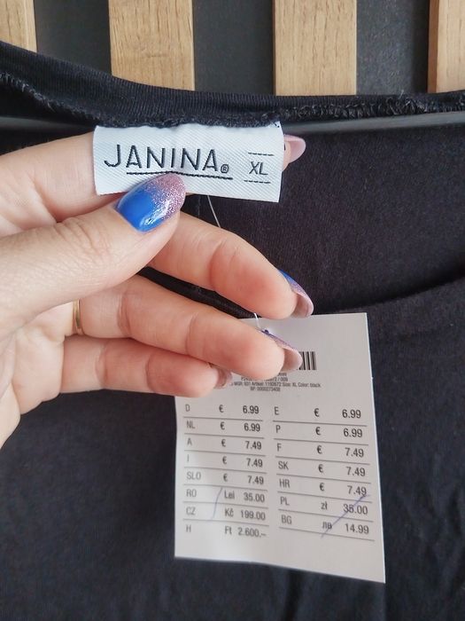 Bluzka z koronką xl