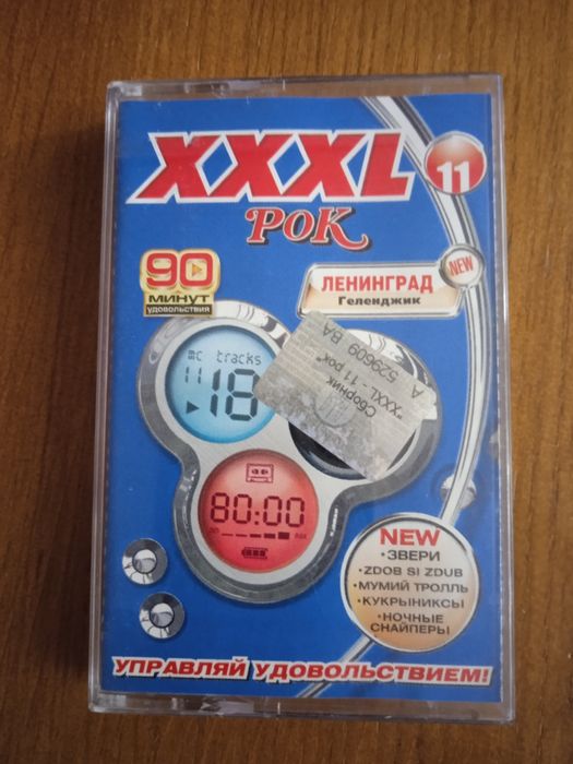 Аудиокассета Сборник российской музыки XXXL-11 РОК