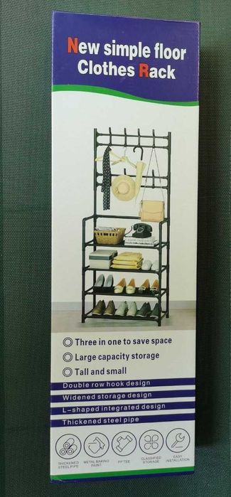 Сучасна вішалка у передпокій вішак для одягу полка для взуття