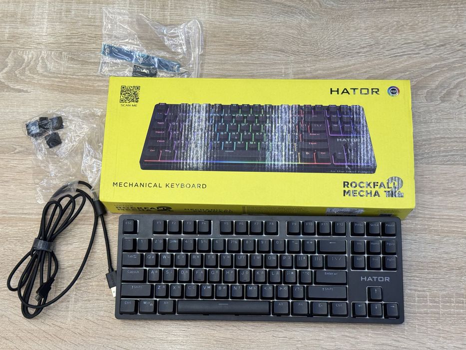 Ігрова Клавіатура Hator Rockfall 2 mecha tkl (нова)