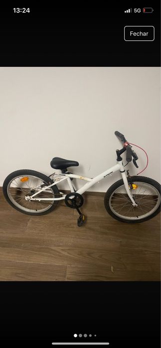 Bicicleta de criança tamanho 20 da BTwin