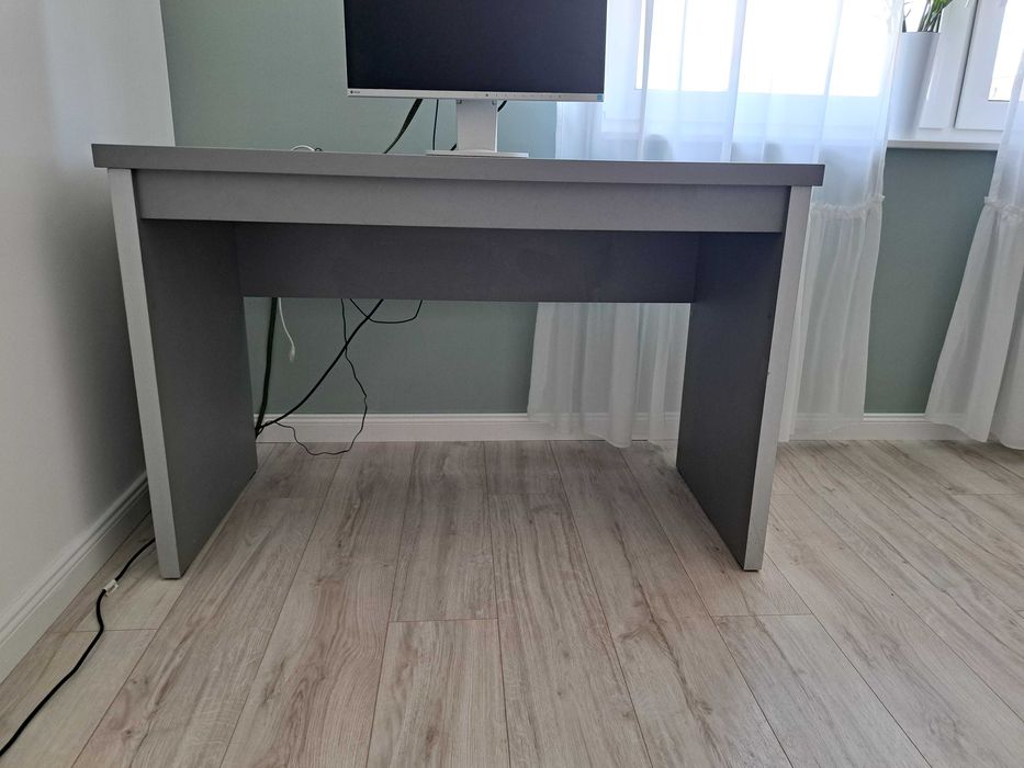 Biurko szare 120x55 cm