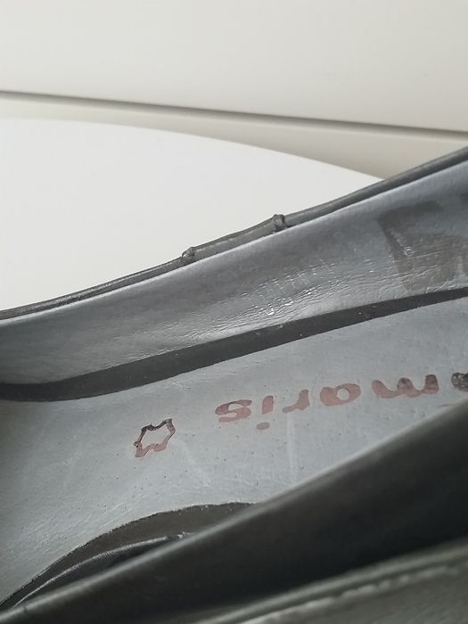 Buty 38 czółenka na obcasie khaki