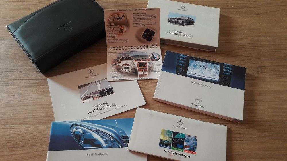 Manuais Livros de Instruções Mercedes-Benz S-Classe W220