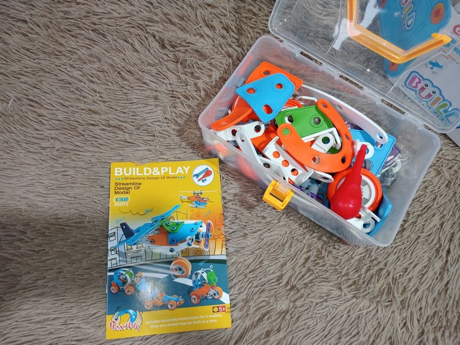 Конструктор болтовий дитячий Build&Play 5 в 1