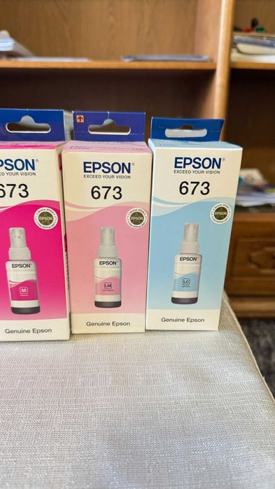 Oryginalne tusze Epson 673