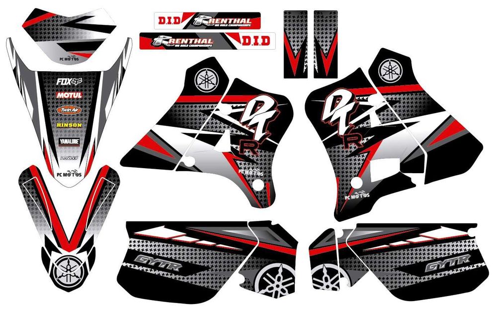 Kit Autocolantes Yamaha  DTR 125