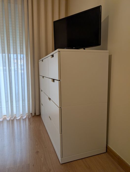 NORDLI cómoda c/8 gavetas, branco, 120x99 cm - IKEA