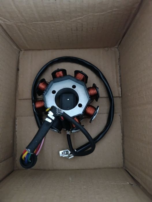 Bobine nova na caixa