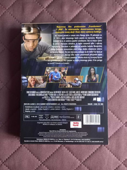 Człowiek na krawędzi DVD
