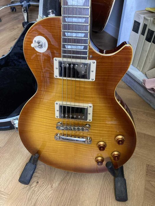 Epiphone Les Paul Standard Plustop Pro HB + twardy case - jak nowa.