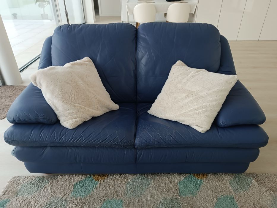 Sofá Couro 2 lugares