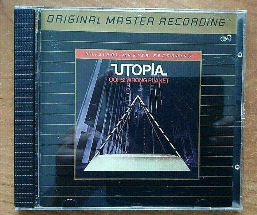 UTOPIA Oops! Wrong Planet - 24Kt Gold CD - MFSL