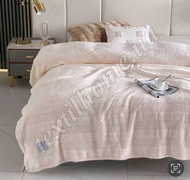 Плед покривало Велюр євро розмір Подарункове