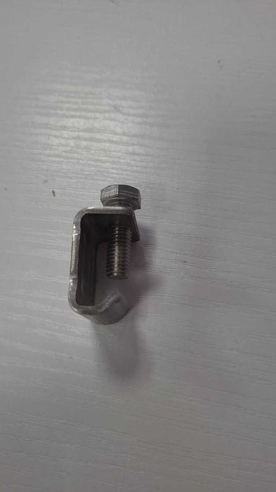 Різьбовий зажим з болтом М8Х25 з оцинк та НЕРЖАВІЮЧОЇ СТАЛІ-Вентиляція