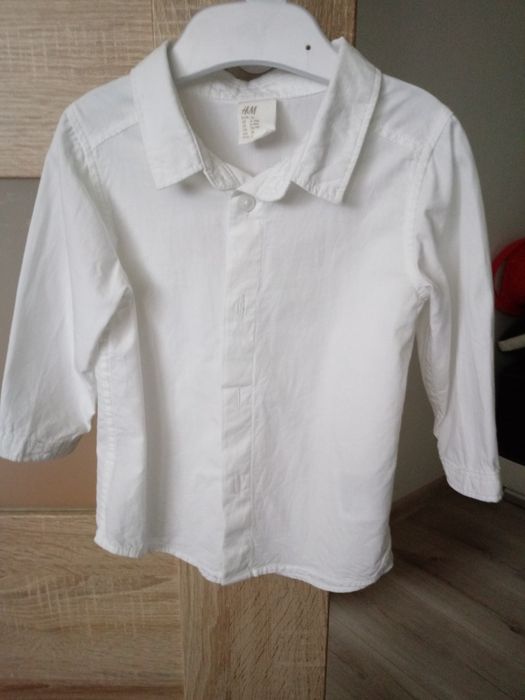 Elegancki zestaw h&m, koszula, sweter