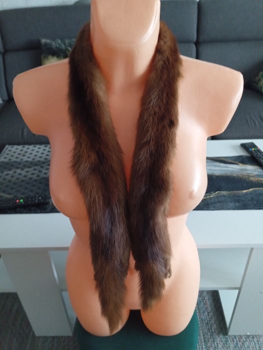 Kołnierz -szalik naturalny