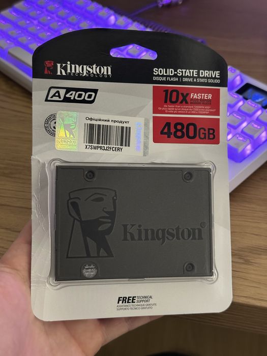 Sata SSD Kingston 480gb A400