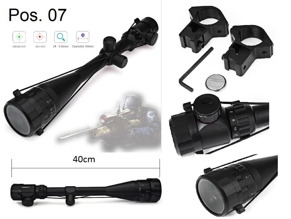 Miras tacticas ponto vermelho red dot lente ao tubolares.