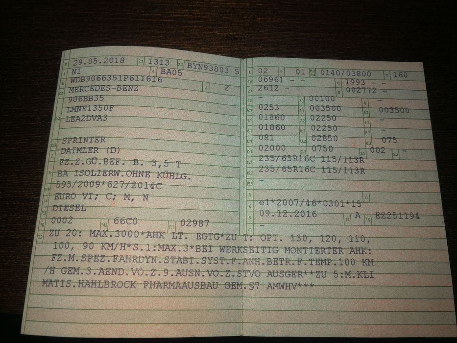 Sprinter 319 Blaszak