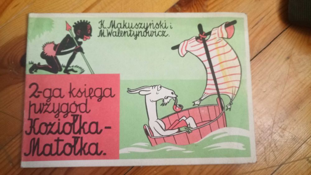 Książka bajka 2-ga księga przygód Koziołka Matołka 1957 Makuszyński