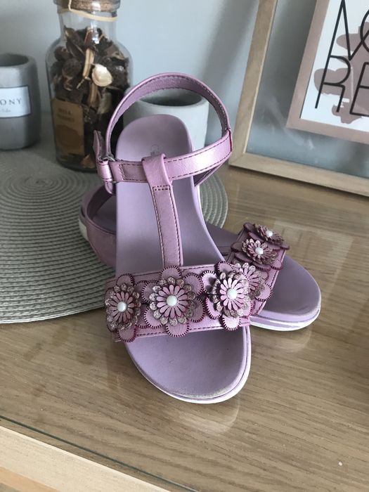Sandalki r.31 deichmann rozowe okazja dzieciece