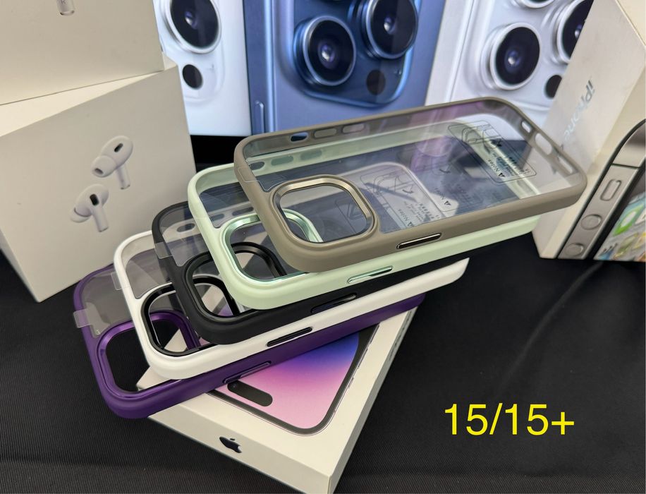 Чехол IPhone 15 Pro Max Blue, 15 Pro-11 Pro Max, Xr, не желтеет