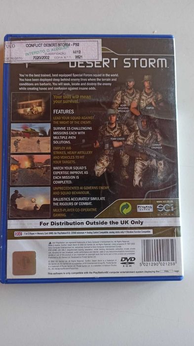 Jogo Conflict Desert Storm - PS2