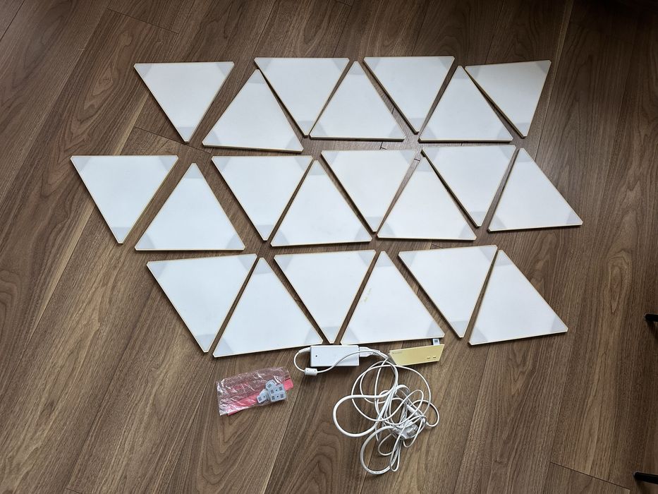 Kinkiet led 21 szt lampki trojkatne