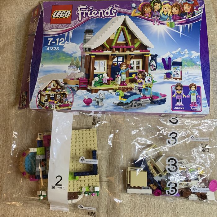 LEGO Friends 41323 конструктор горнолыжный курорт Шале не комплект