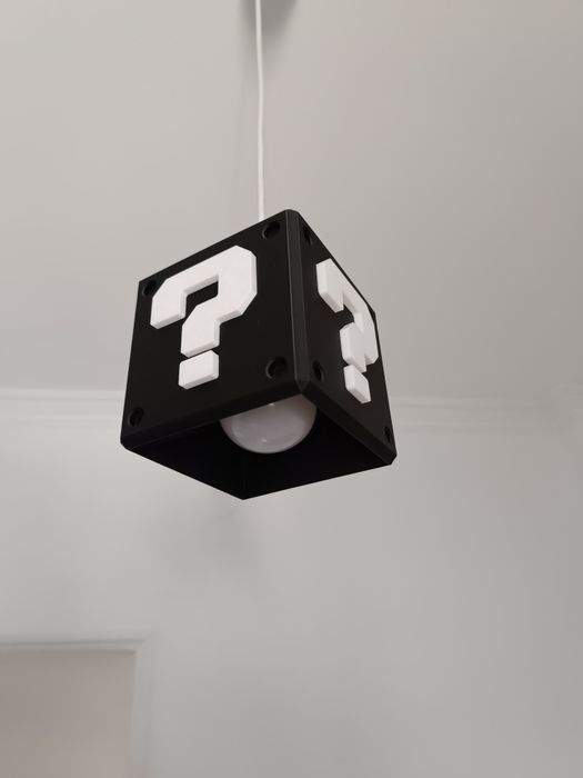 Candeeiro Super Mario Cubo ? Gaming decoração novo