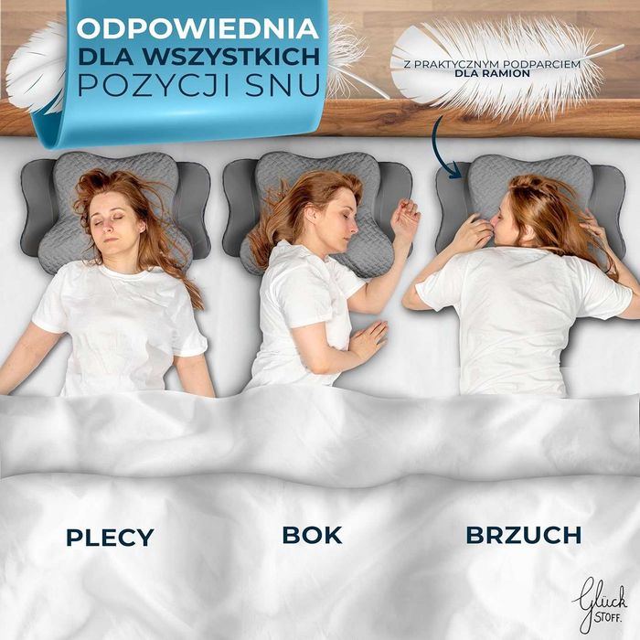 Ergonomiczna Memory Foam – Miękka Poduszka