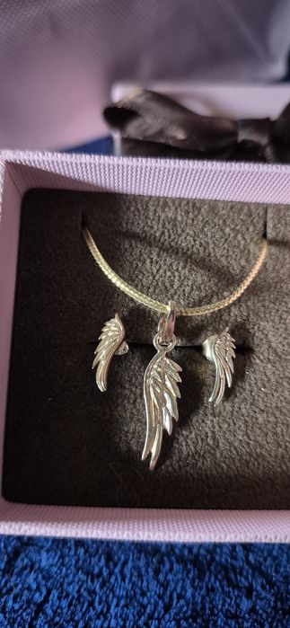 Nowe kolczyki i wisiorek W.KRUK