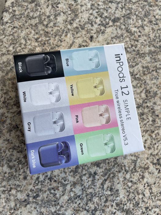 Fones Bluetooth inPods 12 (Novos na Caixa)