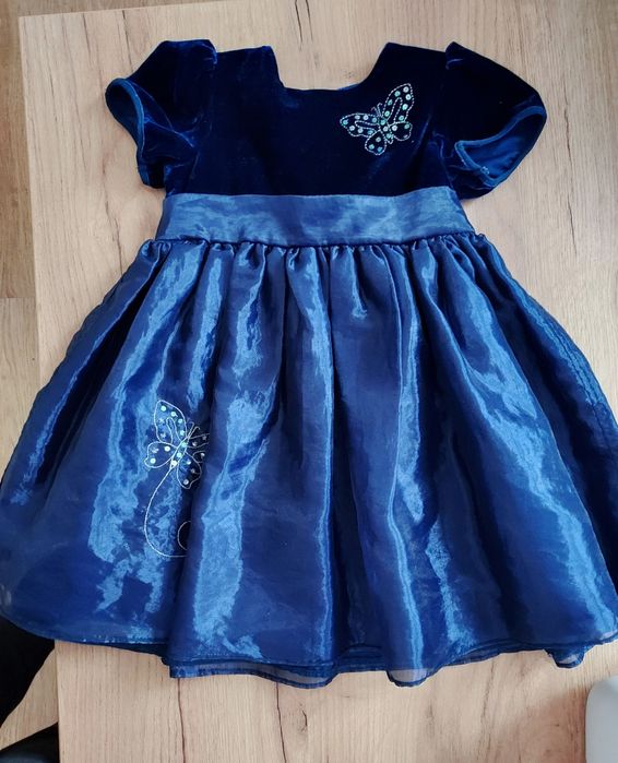 Piękna sukienka święta wigilia wizytowa 80-86