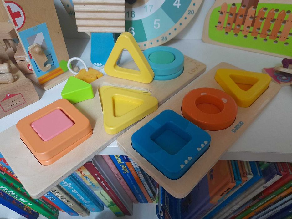 Brinquedos didáticos em madeira (Djeco, ikea)