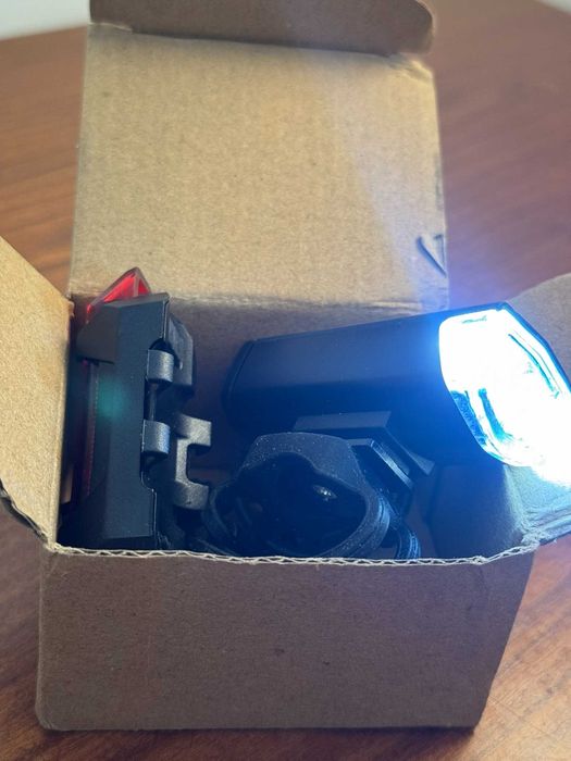Kit farol Bicicleta novo