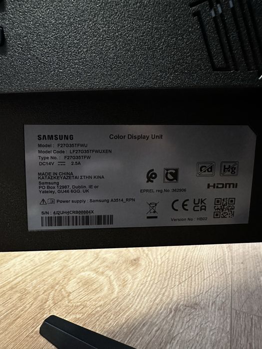 Monitor Samsung 27"