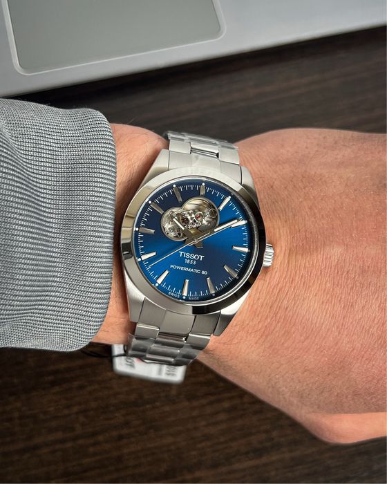 Tissot Gentleman Powermatic 80 Open Heart 40мм T127.407.11.041.01