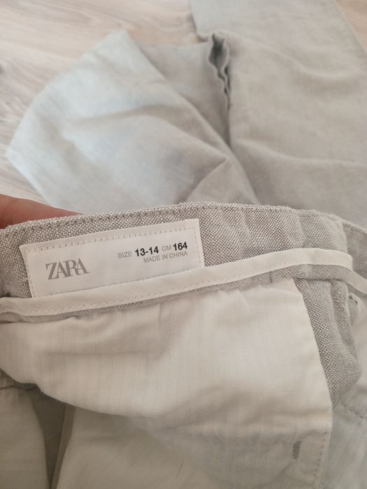 Garnitur Zara 11/12 lat len bawełna