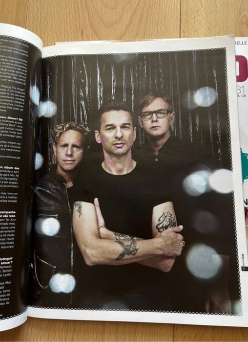 Revista “Dance Club” com Depeche Mode na capa