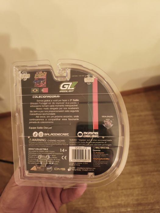 Miniatura jantar salão diecast