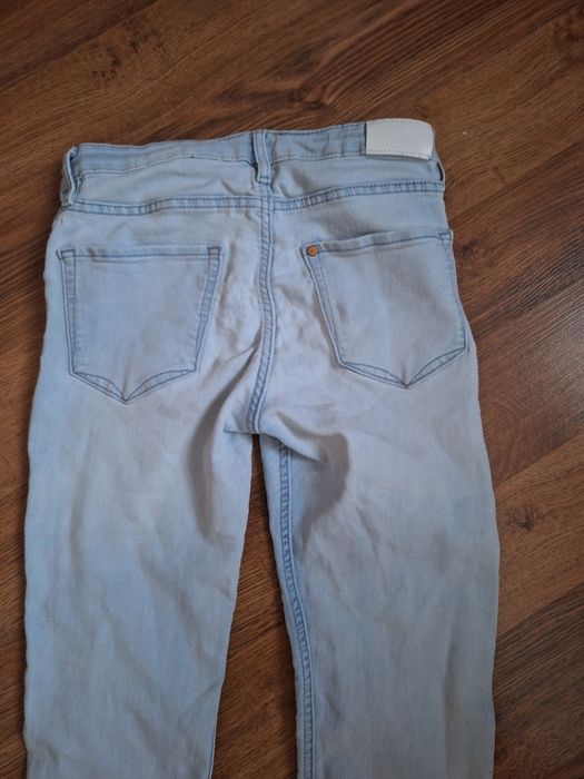 Denim dziewczęce spodnie r. 146