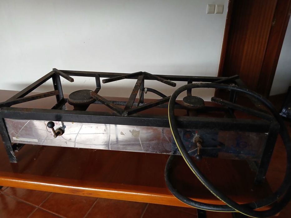 Fogão a gás com botija