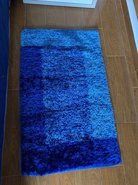 Conjunto de 3 tapetes azul marinho