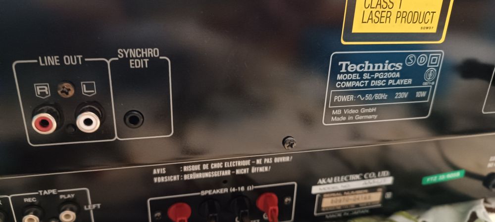 Technics SL-PG200A 4DAC CDM-4/19