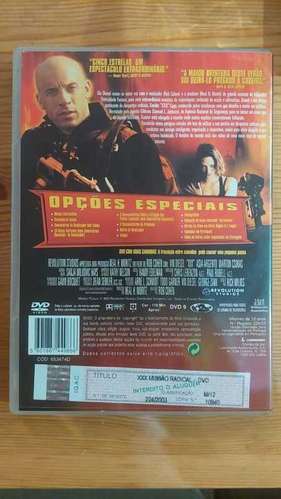 Dvd XXX Missão Radical