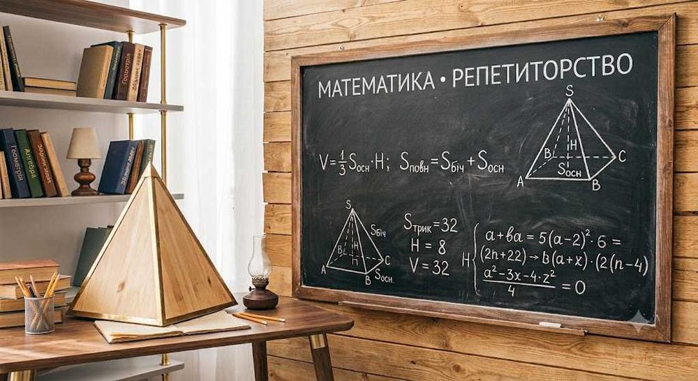 Репетитор з математики 1-11 клас | Підготовка до НМТ, ДПА